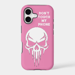 Don't touch my phone pink Funda para iPhone / iPad