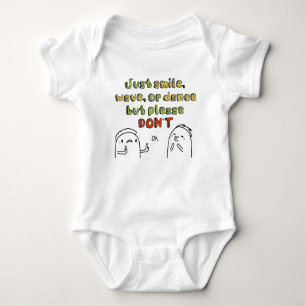 Don't Touch Or Kiss Newborn Baby Bodysuits
