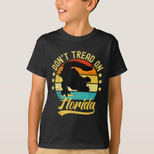 Don't Tread On Florida Alligator  T-Shirt