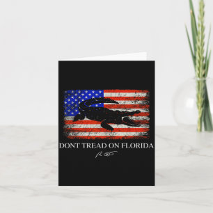 Don't Tread On Florida Governor Ron Desantis 2022  Card