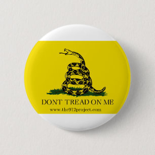 Don't Tread On Me 6 Cm Round Badge