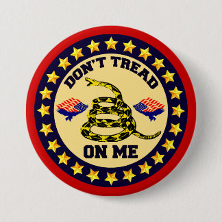 Don't Tread On Me 7.5 Cm Round Badge