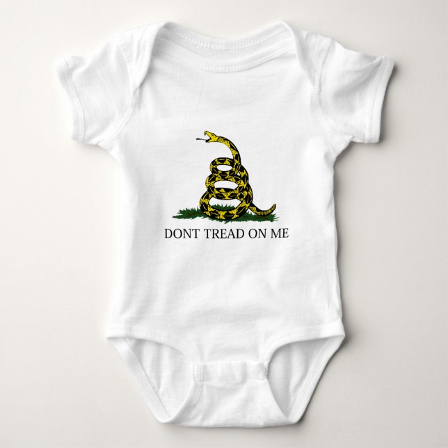 Don't Tread On Me Baby Bodysuit (Front)