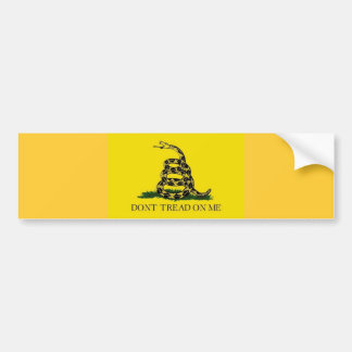 Dont tread on me bumper sticker