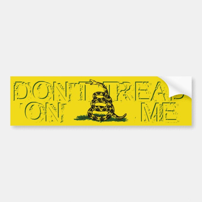 Don't Tread On Me Bumper Stickers (Front)