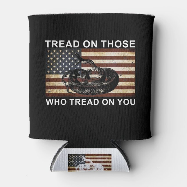 dont tread on me can cooler (Front)