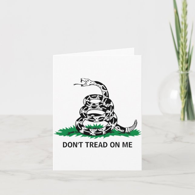 Dont Tread On Me  Card (Front)