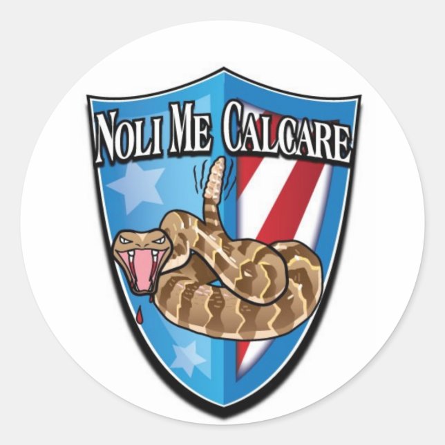 Don't Tread on Me Classic Round Sticker (Front)