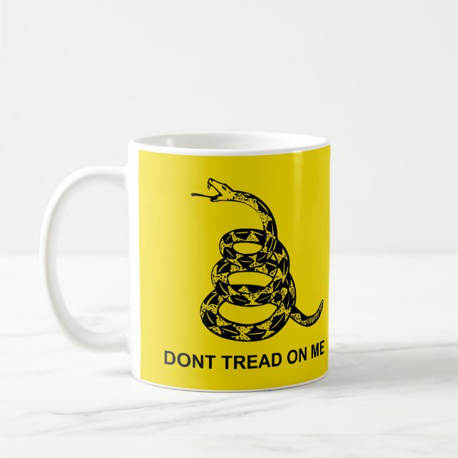 Don't Tread On Me Coffee Mug (Left)