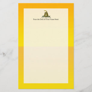 Don't Tread on Me Ensign Stationery