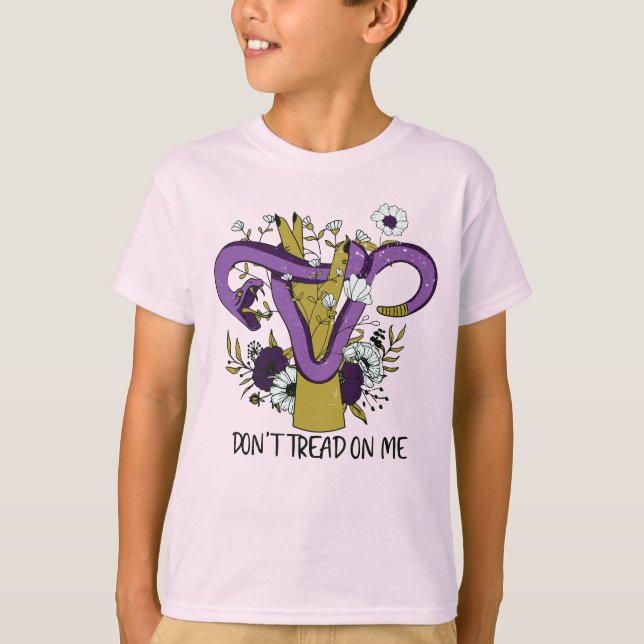 Dont Tread On Me Feminist T-Shirt (Front)