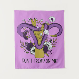 Don't Tread On Me Feminist Tapestry