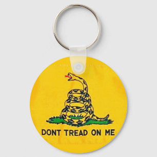 Dont Tread On Me Flag Keychain