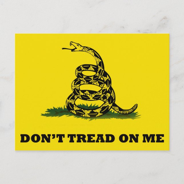 Don't Tread On Me flag Postcard (Front)