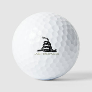Don't Tread On Me Gadsden Flag 2nd Amendment Golf Balls