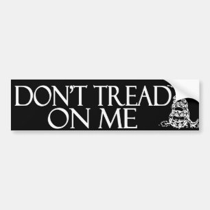 Don't Tread on Me!  Gadsden Flag Bumper Sticker