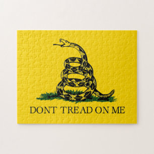 Don't Tread On Me - Gadsden Flag Jigsaw Puzzle