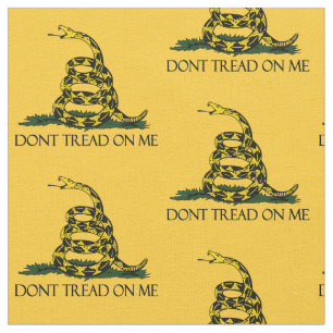 Don't Tread on Me, Gadsden Flag Patriotic History Fabric