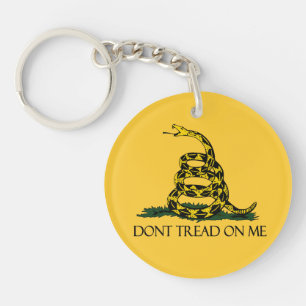 Don't Tread on Me, Gadsden Flag Patriotic History Key Ring