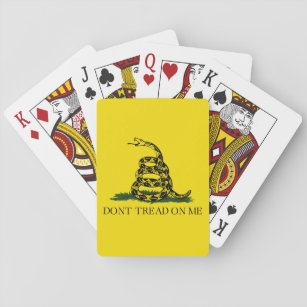 Don't Tread on Me Gadsden flag Playing Cards