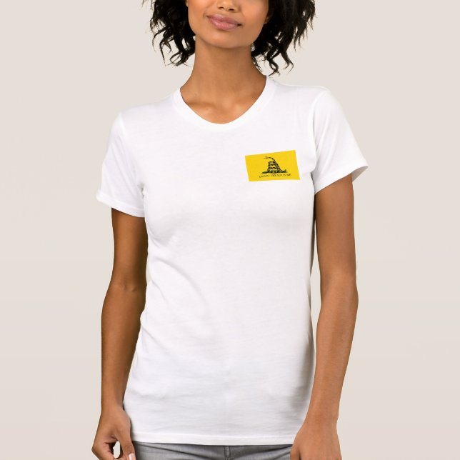 Dont Tread On Me - Gadsden Flag - See Both Sides T-Shirt (Front)