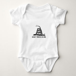 Dont Tread On Me Gadsden Flag Series Baby Bodysuit