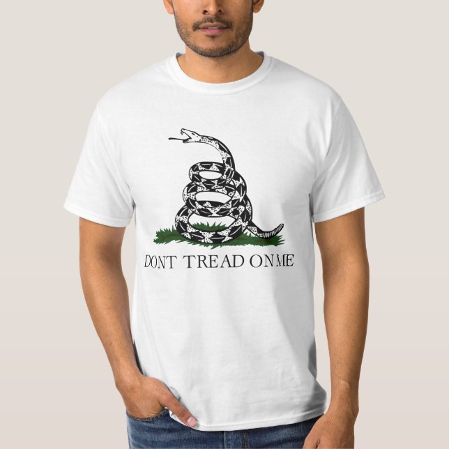 Don't Tread On Me Gadsden Flag T-Shirt (Front)