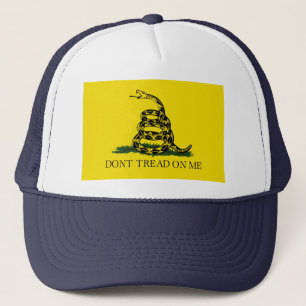 Don't Tread on Me Gadsden flag Trucker Hat