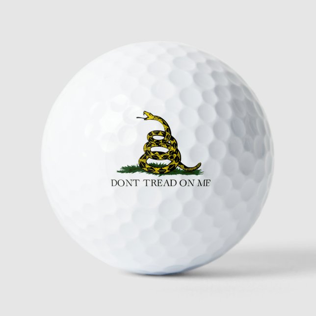 Dont Tread on Me Golf Balls (Front)