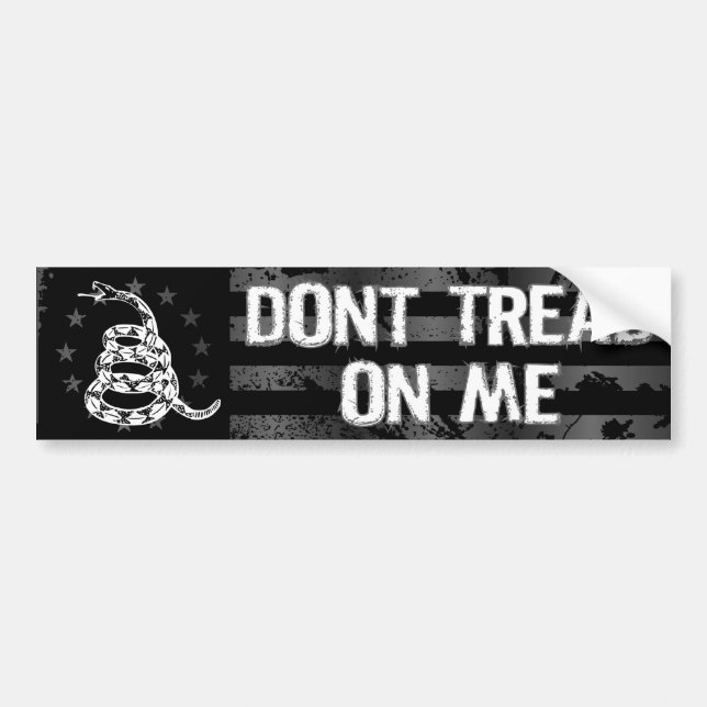 Dont Tread On Me II Bumper Sticker (Front)
