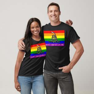 Don't Tread On Me LGBT Pride Flag Shirt