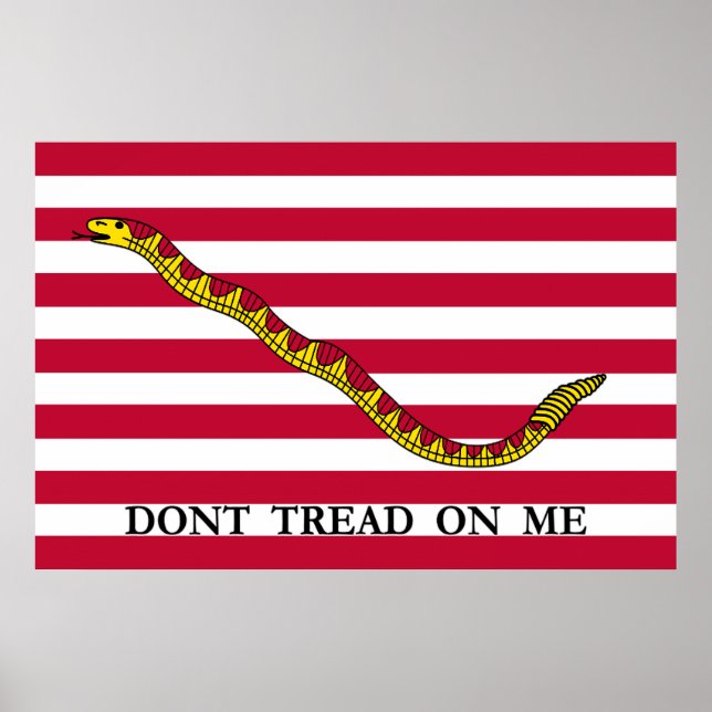 Don't Tread On Me - Navy Jack Poster (Front)