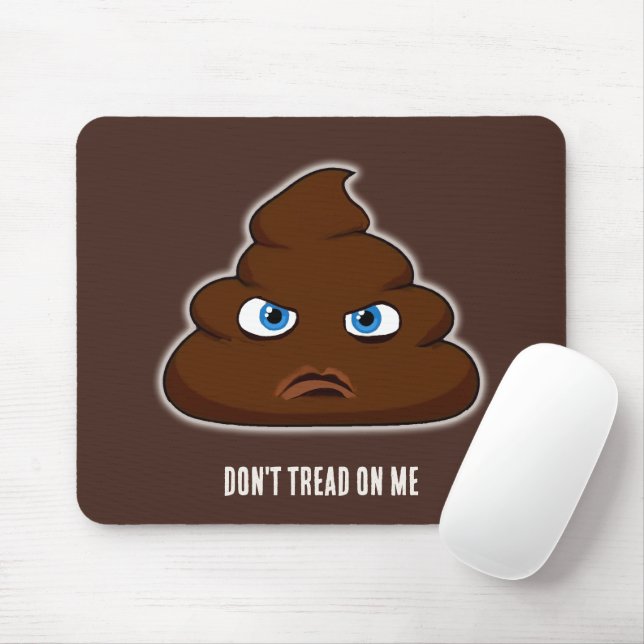 Don't Tread On Me Poo Mouse Pad (With Mouse)
