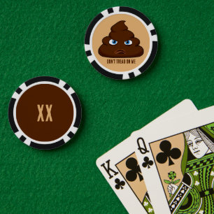 Don't Tread On Me Poo Poker Chips