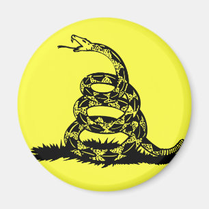 Don't Tread On Me Rattlesnake Magnet