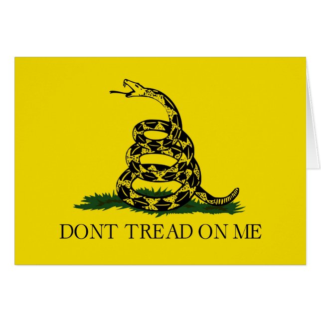 Dont Tread On Me Revolutionary War Gadsden Flag (Front Horizontal)