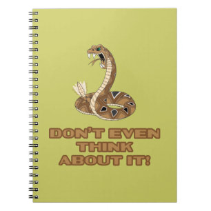 Don't tread on me spiral notebook