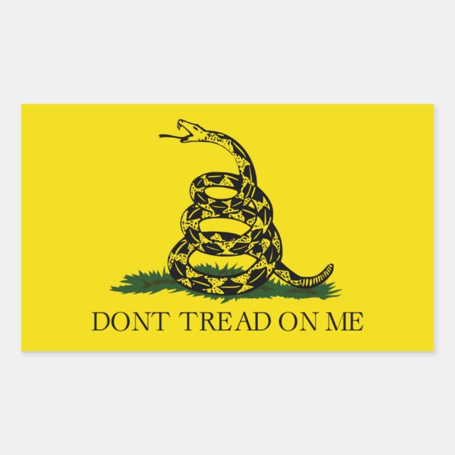 Dont Tread on Me Sticker (Front)