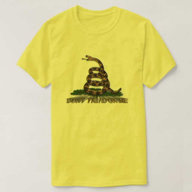 Don't Tread On Me T-Shirt (Design Front)