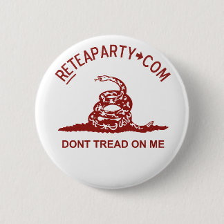 Dont Tread On Me Tea Party Button
