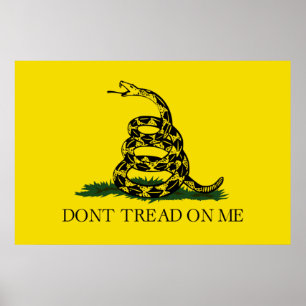 DONT TREAD ON ME, The Gadsden Flag Poster