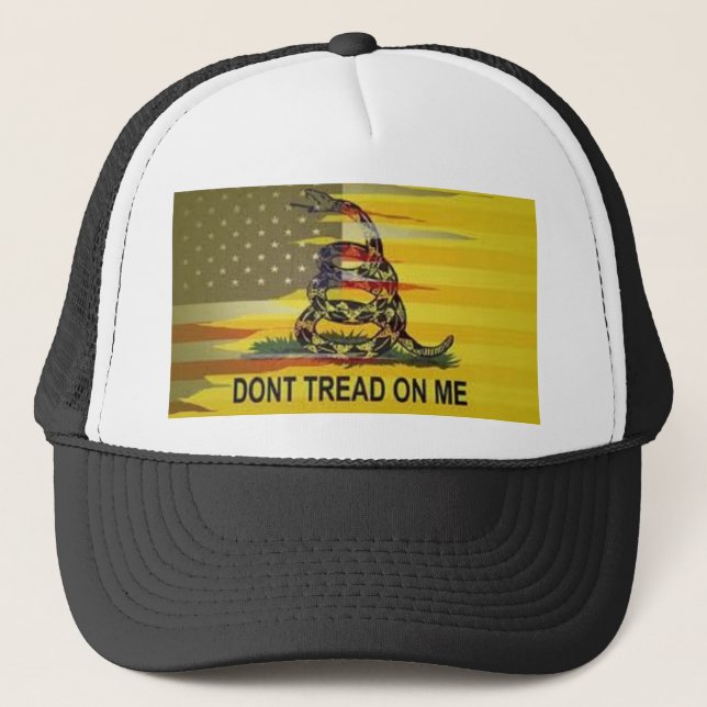 Dont tread on me trucker hat (Front)