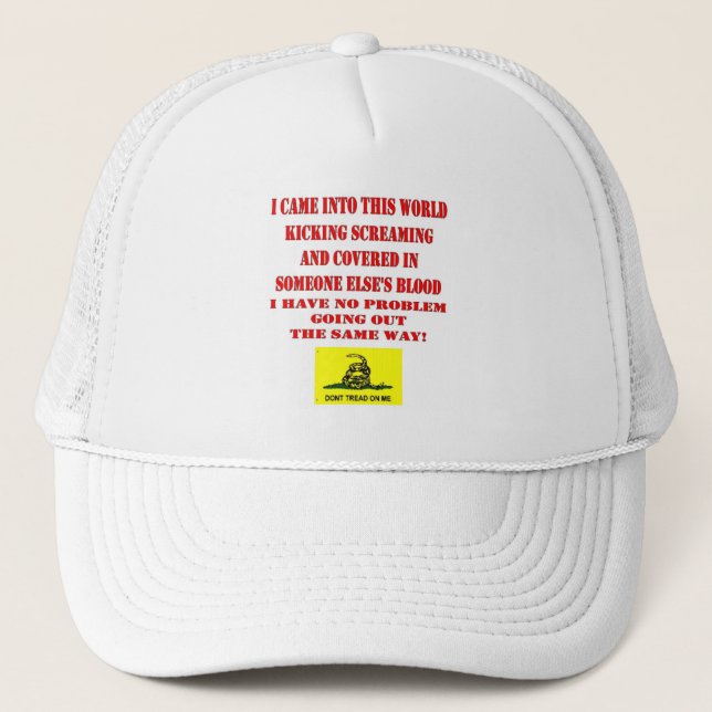 DON'T TREAD ON ME TRUCKER HAT (Front)