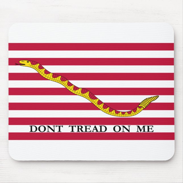Don't Tread on Me US Naval Jack Mouse Pad (Front)