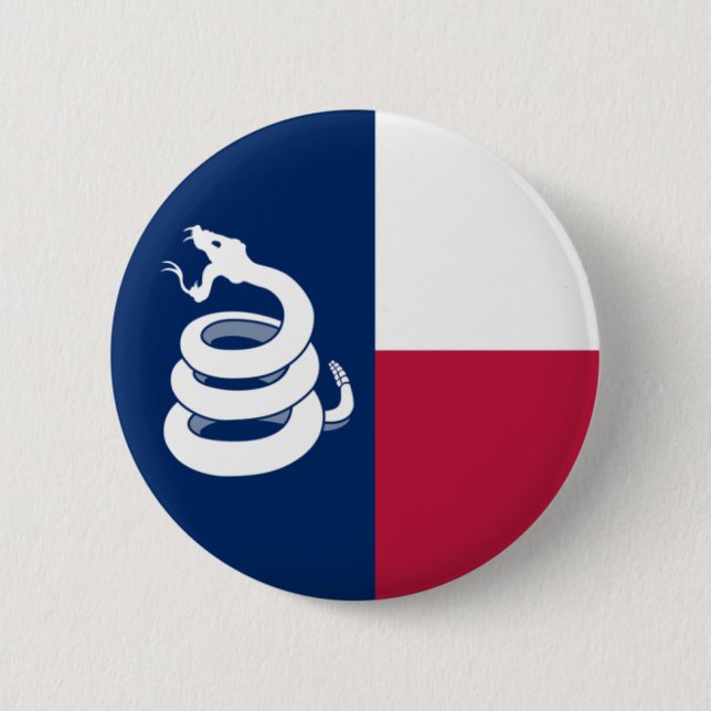 "Don't Tread On Texas" button (Front)