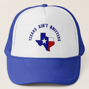 Don't Vex Us Texas - Texans Ain't Quitters Trucker Hat