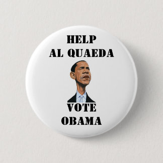 DON'T VOTE FOR OBAMA 6 CM ROUND BADGE