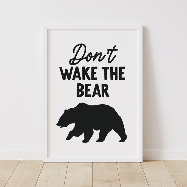 Don't Wake the Bear Woodland Nursery Decor (Creator Uploaded)