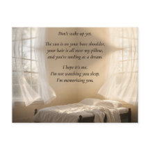 Don't Wake Up Yet, I'm Memorizing You
