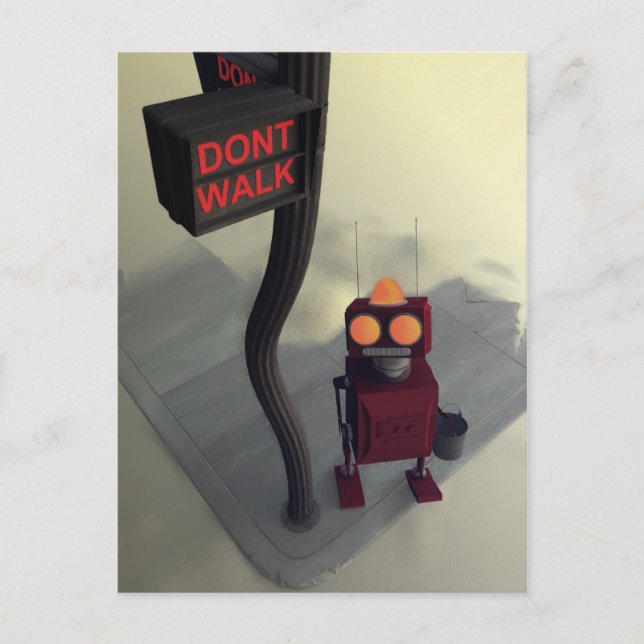 Don't Walk Postcard (Front)